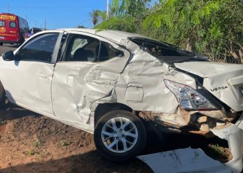 Morre mulher socorrida após acidente grave com carro de aplicativo na BR-163